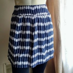 Loft Mix Stripes and Lines Mini Skirts